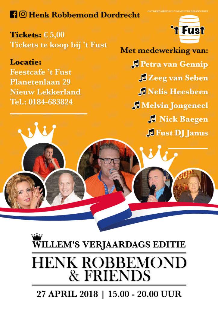 Henk Robbemond & Friends - Willem's Verjaardags editie